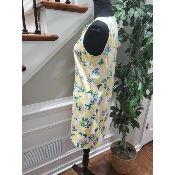 Cynthia Rowley Multicolor Cotton Sleeveless V-Neck Knee Length Dress Size 6 - Picture 5 of 10